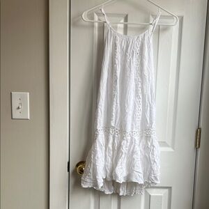 Raviya Classic White eyelet coverup style dress